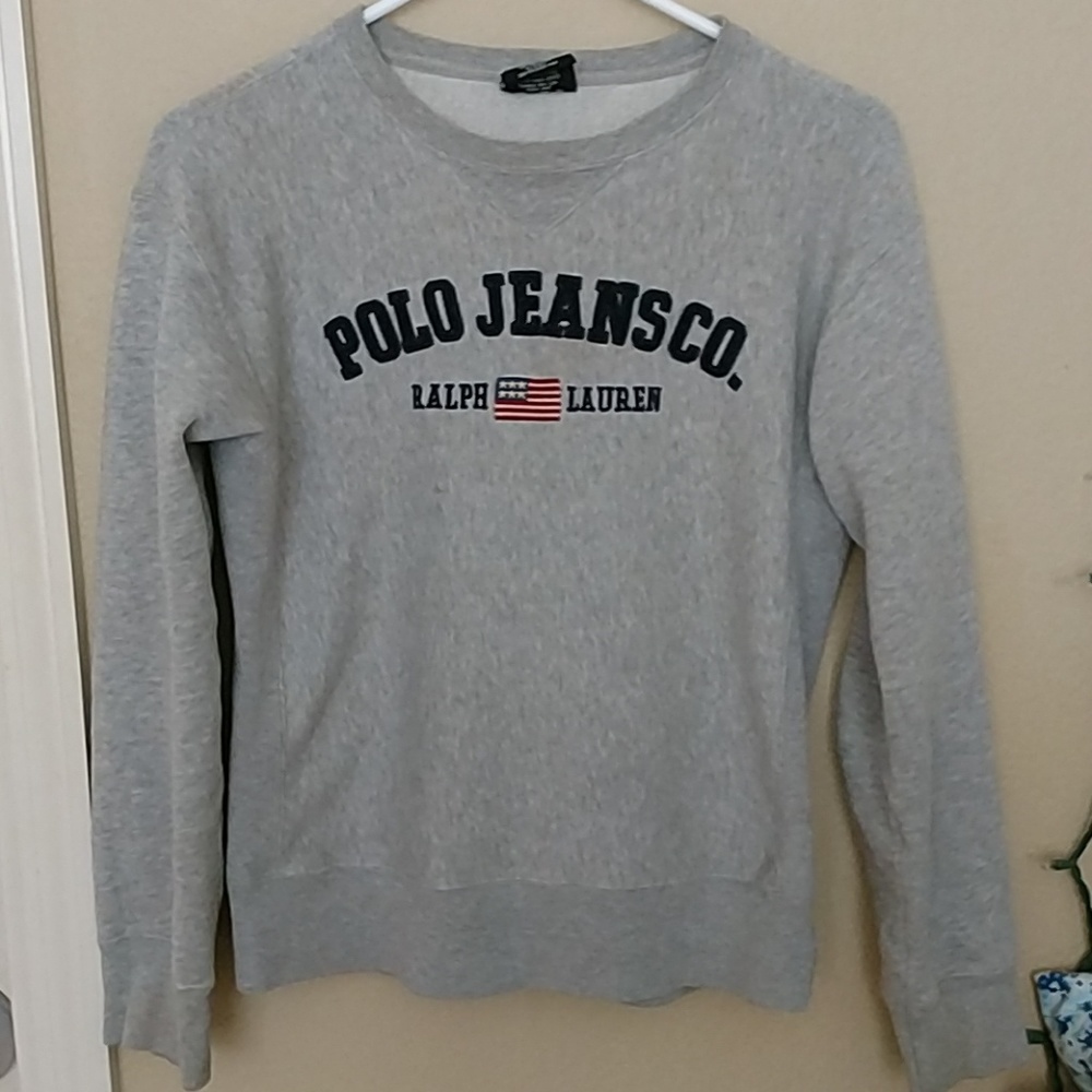 Gray Ralph Lauren Crew Neck
